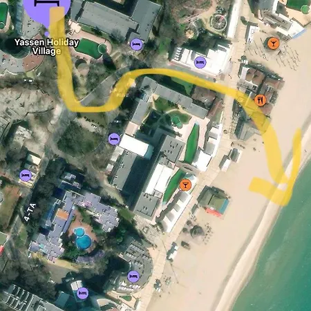Daire Yassen - Apartma 41 S Vyhledem Na Bazen Sunny Beach